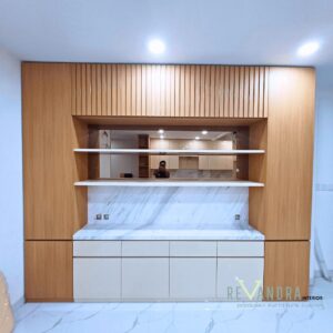 Desain Kabinet Ruang Makan Estetik & Modern