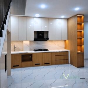 Berbagai Model Kitchen Set HPL Custom Minimalis Modern & Terbaik