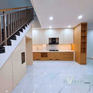 kitchen set warna coklat faforit