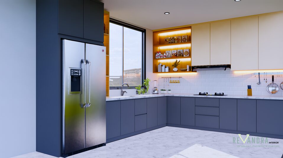 Desain Kitchen Set Minimalis, Memancarkan Kemewahan