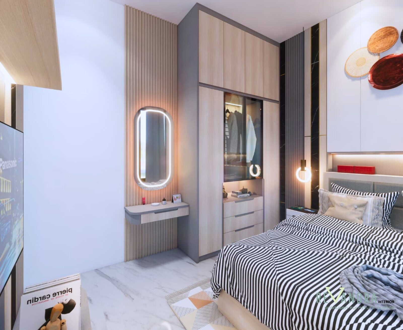 Desain interior kamar tidur mewah terbaik di Indonesia