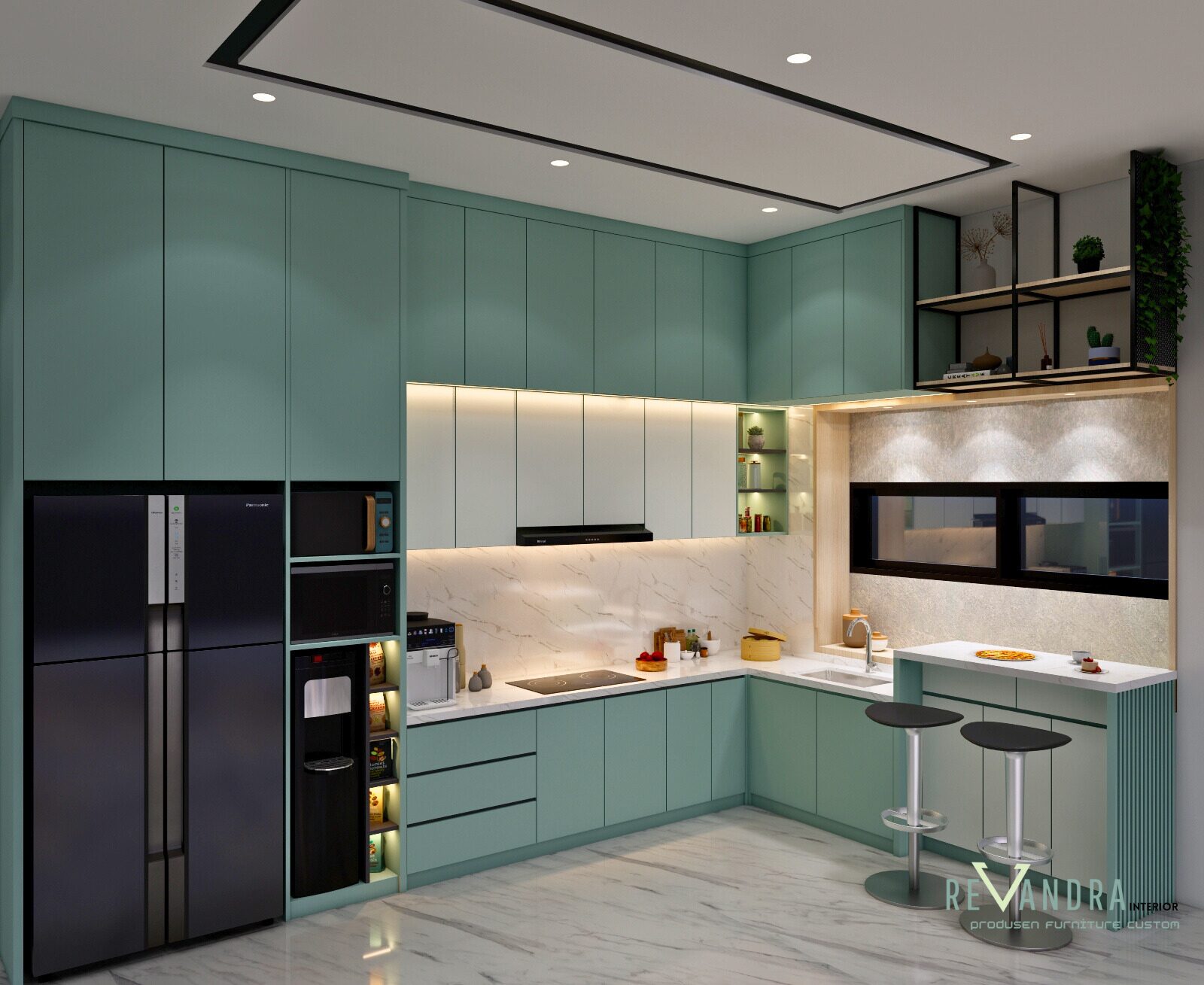 Kitchen Set Sage Green – Sentuhan Segar untuk Dapur Modern