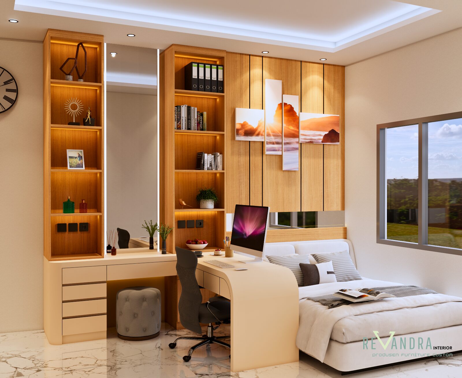 Interior Kamar Anak Cowok Remaja Modern