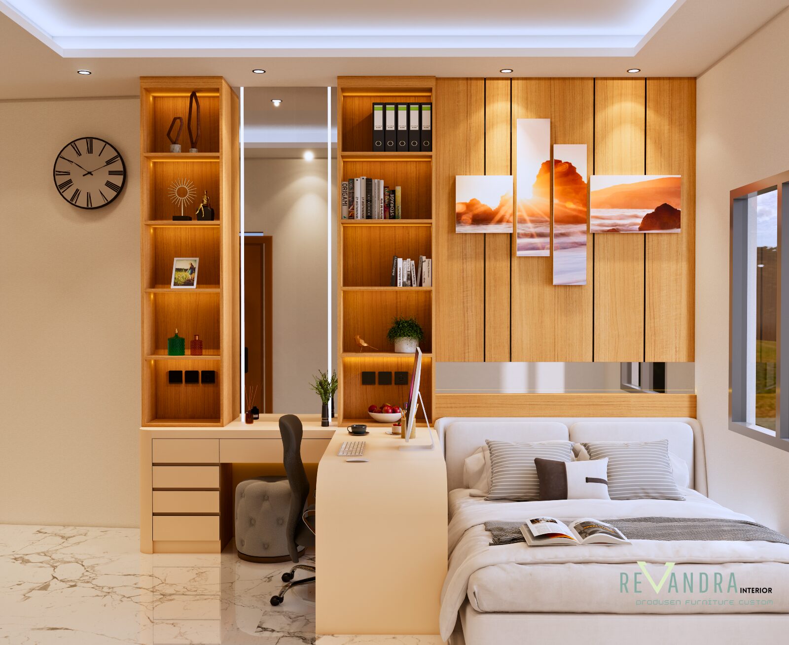 Interior Kamar Anak Cowok Remaja Modern