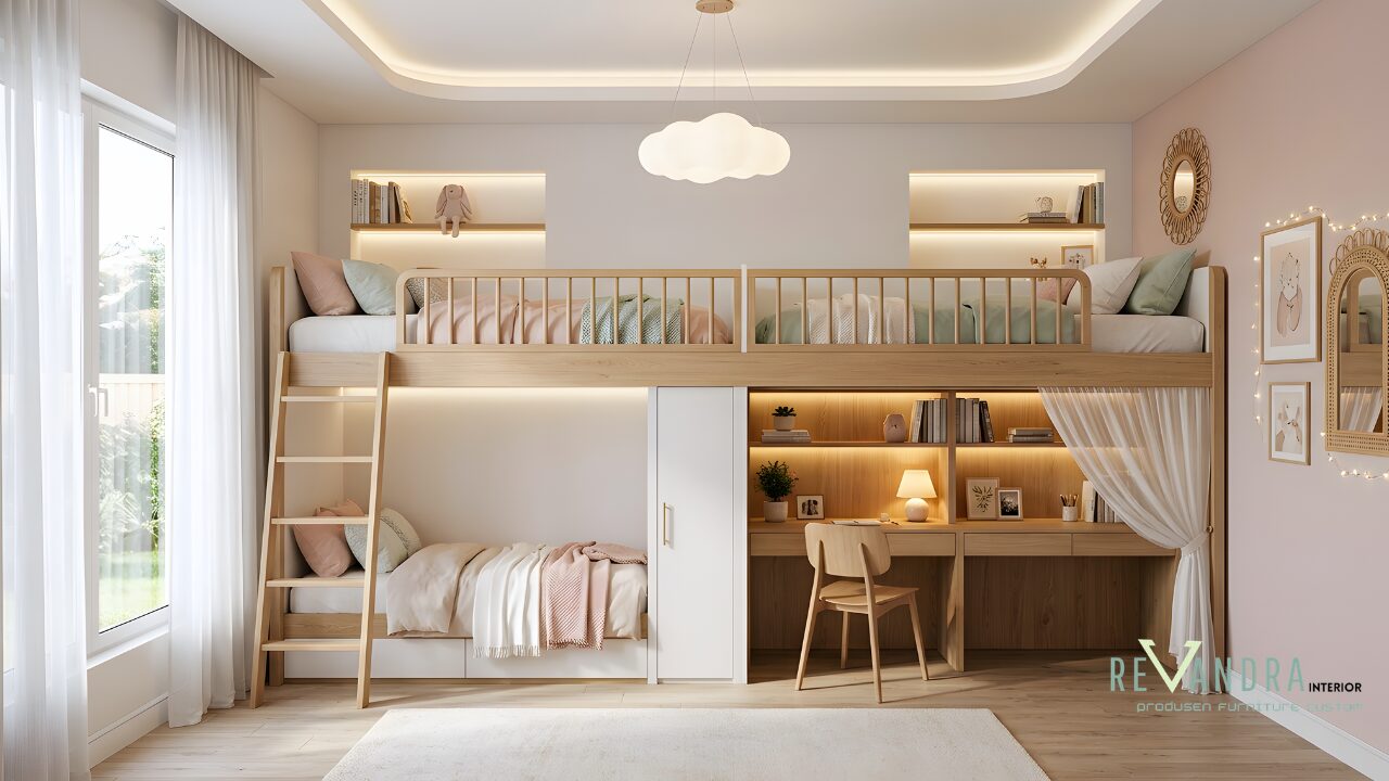 15 Inspirasi Kamar Tidur anak Perempuan Estetik dan Nyaman