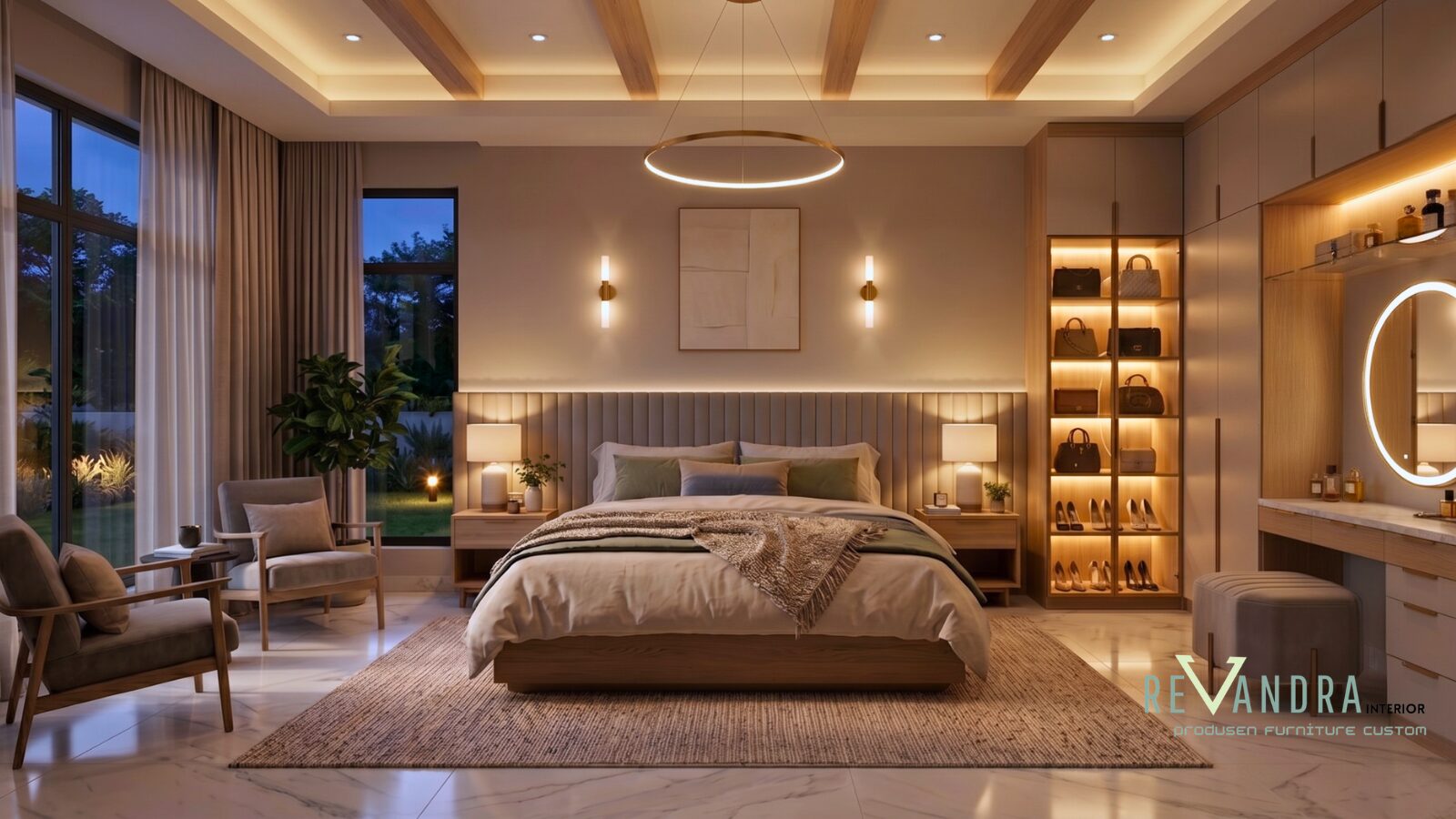 Desain model kamar tidur mewah, nyaman untuk istirahat maksimal