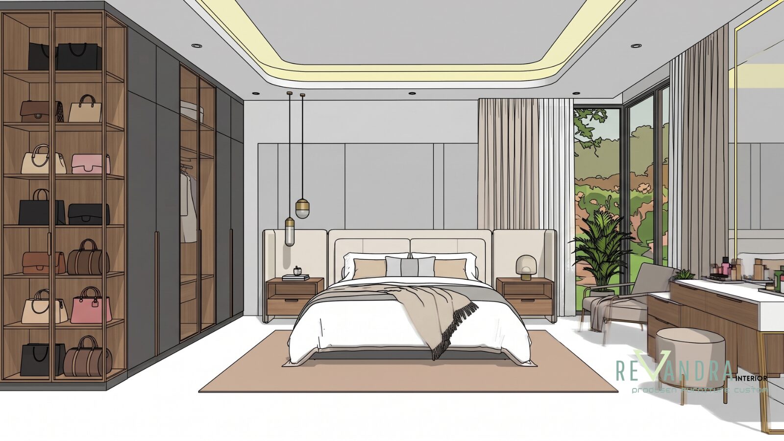Jasa Pembuatan Interior Kamar Tidur Custom untuk Rumah Impian