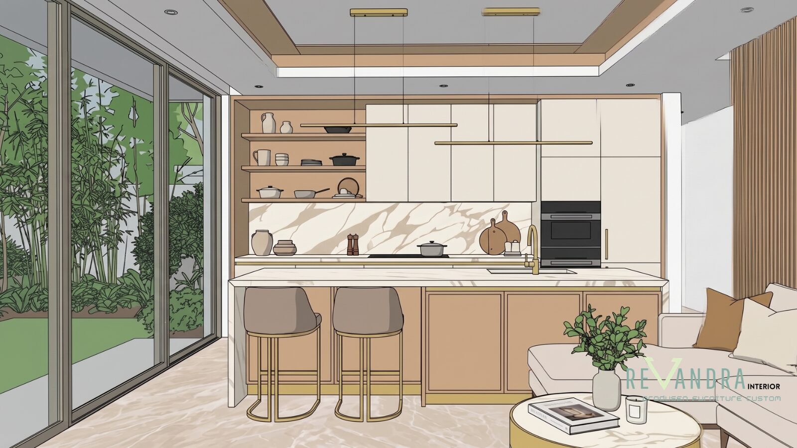 Rekomendasi Jasa Desain Interior Kitchen Set Demak Amanah