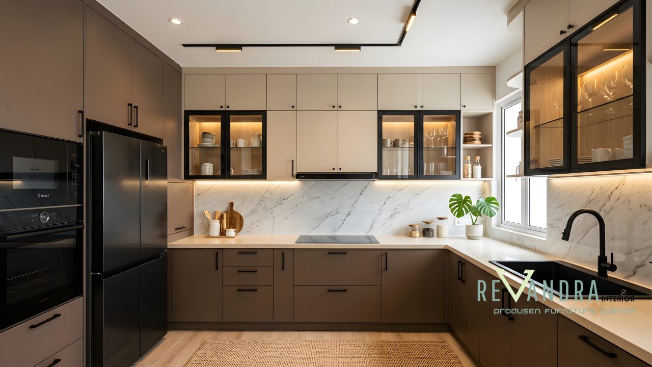 15 Model Kitchen Set Minimalis Modern untuk Dapur Kecil & besar