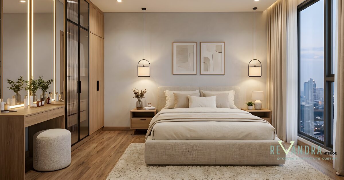 17 Desain Kamar Tidur Minimalis Modern yang Nyaman dan Estetik