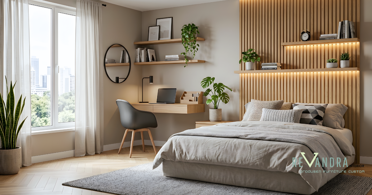 17 Desain Kamar Tidur Minimalis Modern yang Nyaman dan Estetik