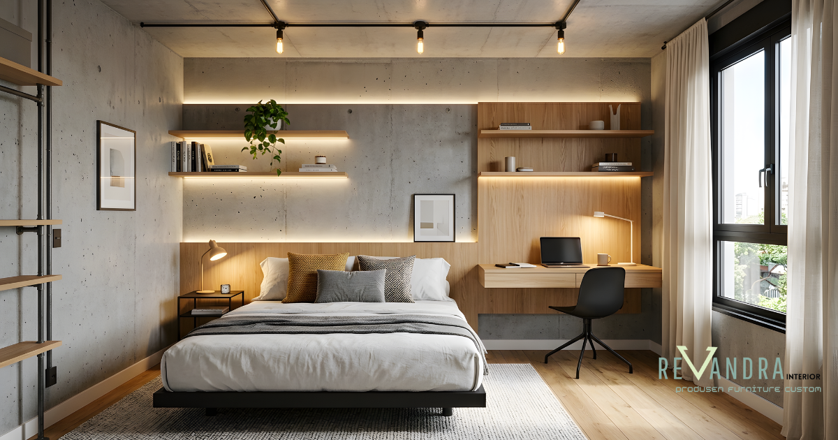 17 Desain Kamar Tidur Minimalis Modern yang Nyaman dan Estetik