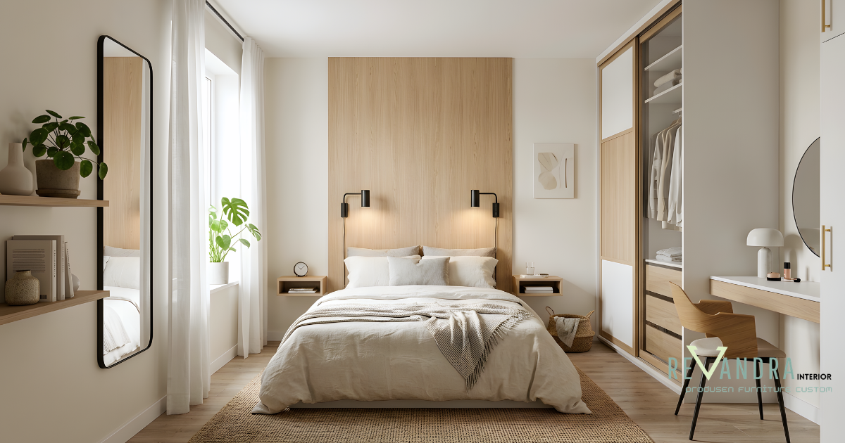 17 Desain Kamar Tidur Minimalis Modern yang Nyaman dan Estetik