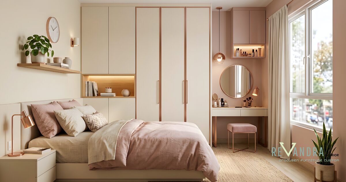17 Desain Kamar Tidur Minimalis Modern yang Nyaman dan Estetik