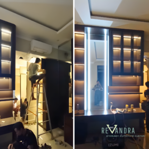Desain Kamar Anak Minimalis dengan Lemari Custom Modern