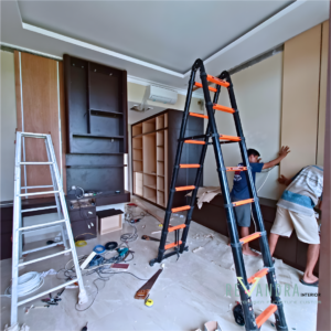 Desain Kamar Anak Minimalis dengan Lemari Custom Modern