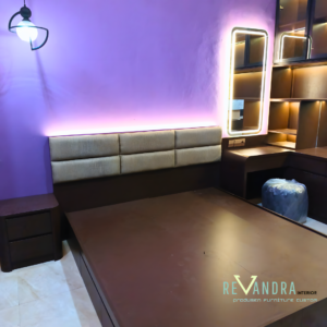 Desain Kamar Anak Perempuan Modern dengan Furniture Custom